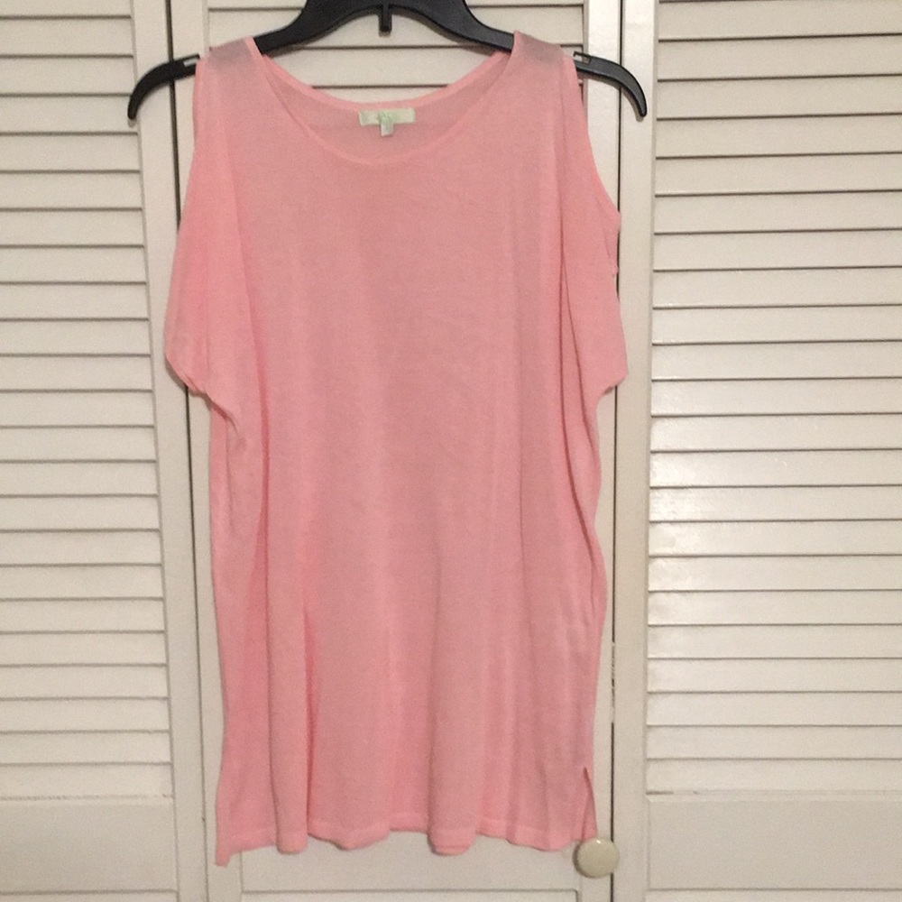 NWT cold shoulder sweater with cardigan